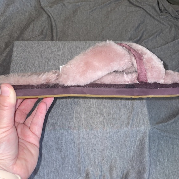 Rarely worn UGGs lavender sandal slippers with outdoor sole. Never worn outside. - Picture 10 of 11